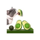 mywarehouse Doğal Catnipli Yenilebilir Dönen Kedi Nanesi Otu Oyun Topu Top Oyuncak Kedi Yalama Topu Avokado