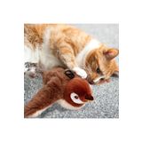 mywarehouse Etkileşimli Kedi Oyuncakları Şarj Edilebilir Kuş Kedi Oyuncağı Cıvıldayan Çırpan Kuş(Uçma yok)