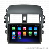 Myway Toyota Corolla Android 12 Multimedya Carplay 2gb RAM+32GB HDD 2007-2012 Navigasyon Ekran - Renkli