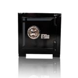 MyWondry Çelik Para Kasası 40 CM Siyah Gri Çizgili
