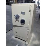 Mywondry Çelik Para Kasası 85 Cm Elektronik Şifreli Krem Beyaz Ya