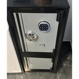 MyWondry Yerli Üretim Çelik Para Kasası 85 Cm Elektronik Şifreli Siyah Gri Yangına Dayanıklı