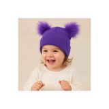 MYZİ STORE Çocuk Bebek Çift Ponponlu Kışlık Triko Bere – Kız Erkek Çocuk Şapka (1-5 Yaş)