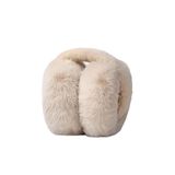 MYZİ STORE KADIN KATLANABİLİR PELUŞ KULAKLIK ISITICI SOĞUKTAN KORUYUCU SOFT KIŞLIK AKSESUAR Vizon Tek Ebat