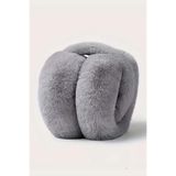 MYZİ STORE PELUŞ KATLANABİLİR KULAKLIK SOĞUKTAN KORUYUCU SOFT PELUŞ KIŞLIK KULAKLIK Gri Tek Ebat