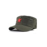 MYZİ STORE Yıldızlı Fidel Castro Che Guevara Şapkası Haki Yıldızlı Tek Ebat