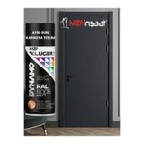 MZF KLUGER ÇELİK & LAKE & AHŞAP & PANEL KAPI BOYASI AKRİLİK SPREY BOYA 400 ML MAT SİYAH