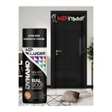 MZF KLUGER ÇELİK & LAKE & AHŞAP & PANEL KAPI BOYASI AKRİLİK SPREY BOYA 400 ML PARLAK SİYAH