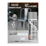 MZF Kluger Sprey Boya Metalik Gri 400 ml