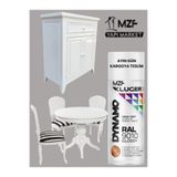 MZF KLUGER YENİ NESİL AKRİLİK DÖNÜŞÜM SPREY BOYA 400 ML MERMER-PLASTİK-HAM AHŞAP-DUVAR PARLAK BEYAZ