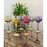 Mzgn Elta Elta Collection Mzgn Elta 6 Kişilik Kahve Yanı Renkli Su Bardağı
