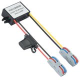 MZHOU DC 12V/24V dönüştürücü 48V 1.5A 72W gerilim dönüştürücü, 10V-30V dönüştürücü 48V DC/DC terminal bloğlu, su geçirmez trafo, otomobil, enstrüman ve daha fazlası için.