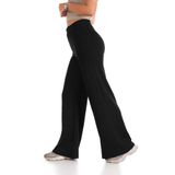 MZN GİYİM ÇIMALI MODAL DÜZ PAÇA PANTOLON