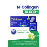 N-Collagen Hidrolize Kollajen Tip I II III 10.000 mg, Glutatyon, AlfaLipolikAsit, Vitaminler,Mineraller 30 saşe