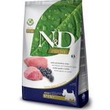 N & D 2.5 kg Kuzu Etli ve Yaban Mersinli Küçük Irk Tahılsız Yetişkin Köpek Maması