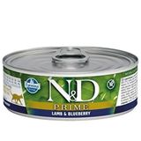 N & D Prime Tahılsız Kuzu Etli ve Yaban Mersinli 80 gr Yetişkin Kedi Konservesi