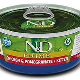 N & D Prime Tahılsız Tavuk ve Nar 80 gr Yavru Yaş Kedi Konservesi