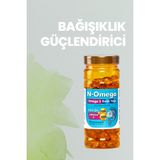 N-Omega DHA & EPA İçeren 90 Kapsül Omega-3 Balık Yağı Takviyesi