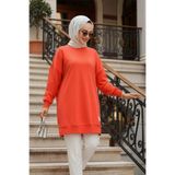 N.S NEVA STYLE Açık Kırmızı Tesettür Tunik 30644AK