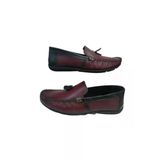 N S R Erkek Bordo Loafer Ayakkabı