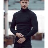 N2 Moda Boğazlı Balıkçı Yaka Kazak - Standart - 5-Siyah