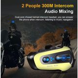 N3X Rgb Işıklı Intercom 3 Kişi Bağlantılı 1000MAH Motosiklet Bluetooth Kulaklık Seti
