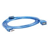 #N/A Yüksek USB 2.0 Uzatma Kablosu Şeffaf Erkek - Dişi Kablo - 5 Metre