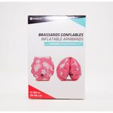 Nabaiji Çocuk Yüzücü Kolluğu - 11 / 30 kg - Pembe / Çiçek Baskıl Meridyendukkan Nabaiji - 11-30KG