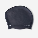 Nabaiji Silikon Havuz Bonesi - Siyah - Uzun Saçlar - Standart Beden
