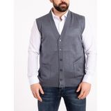 Nacar Çarşı Erkek Indigo Ince Triko Yelek - İndigo