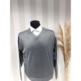 Nacar Çarşı Erkek V Yaka Kazak - 3XL - 51G-Gri