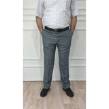 Nacar Çarşı Nacar Erkek Klasik Kesim Gri Kumaş Pantolon Desenli Regular Fit Model Rahat Kullanım - 50