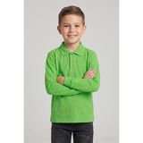 Nacar Çarşı Unisex Çocuk Yeşil Lakost Polo Yaka Uzun Kollu Okul Tişörtü - 8 Yaş