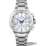 Nacar Safir Cam Spor Gümüş Erkek Kol Saati NC08-29420075-ASM - TEK EBAT