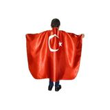 Nacar Store 23 Nisan Ay Yıldızlı Çocuk Pelerini (Kız-Erkek)