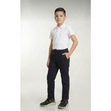 Nacar Store Çocuk Rıbana Bel Laci Canvas Okul Pantolonu (Okula Dönüş) - 11 Yaş - Lacivert