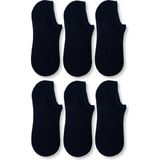 Nacar Store Erkek 6 Lı Paket Siyah Bambu Görünmez Spor Ayakkabı Çorabı - Standart - Lacivert