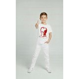 Nacar Store Erkek Çocuk Atatürk Baskılı T-Shirt ve Beyaz Keten Pantolon Takım 23NISAN ve Özel Günler - 13 Yaş