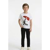 Nacar Store Erkek Çocuk Kocatepe Atatürk Baskılı T-Shirt - Siyah Keten Pantolon Takım 23NISAN 29EKIM Özel Günler - 9 Yaş