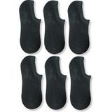 Nacar Store Erkek Füme Bambu Görünmez Spor Ayakkabı Çorabı 6'lı - Standart - Çok Renkli