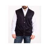 NACAR STORE Erkek Lacivert Ince Yün Triko Örgü Yelek
