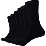 Nacar Store Erkek Siyah Pamuklu 6\'lı Paket Soket Çorap - Standart