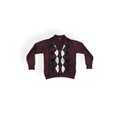 NACAR STORE Erkek Yün Triko Örme Desenli Hırka