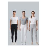 NACAR STORE Kadın 3'Lü Set Elastan Likralı Penye Tayt