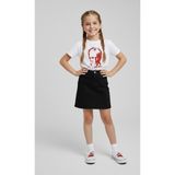 Nacar Store Kız Çocuk Atatürk Baskılı T-Shirt ve Keten Etek Takım 23 Nisan-Özel Bayramlar - 7 Yaş