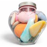 Nacario 10 Adet Profesyonel Makyaj Süngeri Seti,fondöten, Kapatıcı, Kontür ve Allık Için Beauty Blender Süngerleri, Yumuşak, Ultra Emici, Lateks Içermeyen Kozmetik Sünger, Islak ve Kuru Kullanım (Kalp 1 Set)