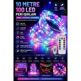 Nacario 10 Metre Renkli 50LED Işıklar Peri Işıkları 8 Mod Rgb Işıkları USB Çok Renkli Işık Peri Dize Işıkları Tel Fonksiyonlu Süsleme Ince Telli Aydınlatmalı Şerit LED Yılbaşı Işık Yılbaşı Süsü
