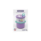 Nacario 1280 ml 2 Kat Sızdırmaz 304 Paslanmaz Çelik Bento Lunch Box Yeni Nesil Sefer Tası -FFLBOX12167