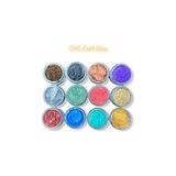 Nacario 12LI Epoksi Reçine Mini Toz Pigment Boya Seti, Mum Boyası, Beton Boyası, Kokulutaş Boya - A3