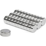 Nacario Ø12X5 mm Neodyum Mıknatıs - Çap 12 Mm, Kalınlık 5 mm - Yuvarlak Güçlü Mıknatıs (10 Adet)